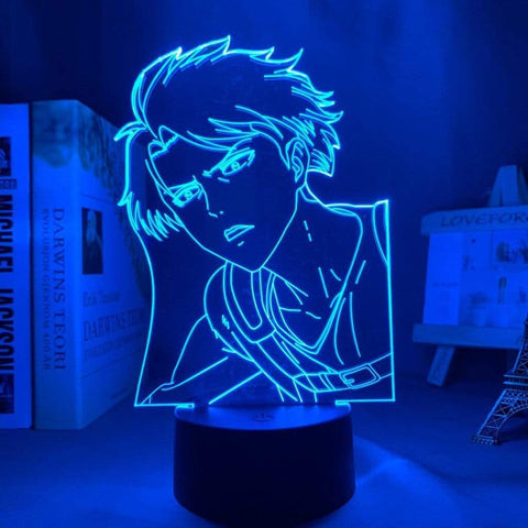 Lampe SNK Attack on Titan Levi Ackerman lampe led 3D cadeau manga décor