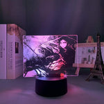 Lampe snk Attack on Titan Levi Ackerman  lampe led 3D goodies cadeau décoration manga