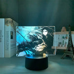 Lampe snk Attack on Titan Levi Ackerman  lampe led 3D goodies cadeau décoration manga