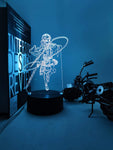 Lampe SNK Attack on Titan Levi Ackerman lampe led 3Dcadeau décor goodies