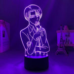 Lampe snk Attack on Titan Levi Ackerman Rose goodies manga lampe led 3D cadeau décor