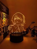 Lampe SNK Attack on Titan Mikasa Ackerman lampe led 3D cadeau décor goodies