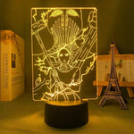Lampe SNK Attack on Titan The War Hammer Titan lampe led 3D cadeau décor
