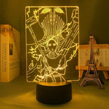 Lampe SNK Attack on Titan The War Hammer Titan lampe led 3D cadeau décor