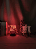 Lampe SNK Eren Yeager attack on titan lampe led 3D cadeau décor