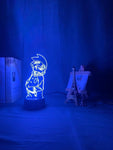 Lampe  Soul Eater Figure Nightlight for Kids Bedroom Decor lampe led 3D