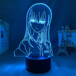 Lampe Steins Gate Led Light Kurisu Makise goodies jeux vidéos lampe led