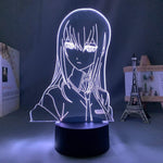 Lampe Steins Gate Led Light Kurisu Makise goodies jeux vidéos lampe led