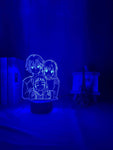 Lampe Sword Art OnlineSAO Kirigaya Kazuto Table Lamp Yuuki Asuna Lampe Led 3D veilleuse Décor