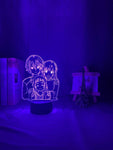 Lampe Sword Art OnlineSAO Kirigaya Kazuto Table Lamp Yuuki Asuna Lampe Led 3D veilleuse Décor