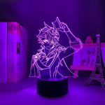 Lampe Tartaglia Genshin Impact goodies jeux vidéos lampe led 3D