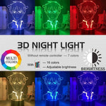 Lampe The Disastrous Life of Saiki K Led Bedroom Decoration Colorful Saiki K lampe led 3D