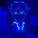 Lampe The Disastrous Life of Saiki K Led Bedroom Decoration Colorful Saiki K lampe led 3D