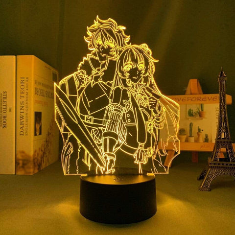 Lampe The Rising of The Shield Hero Naofumi X Raphtalia goodies anime manga lampe led