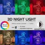 Lampe The Seven Deadly Sins Escanor Light for Bed Room Decor lampe led 3D
