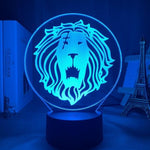 Lampe The Seven Deadly Sins Gadget  Lampe led 3D Décor