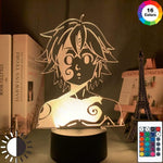 Lampe The Seven Deadly Sins Gadget  Lampe led 3D Décor