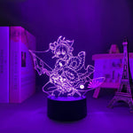 Lampe Yoimiya Genshin Impact goodies jeux vidéos lampe led 3D