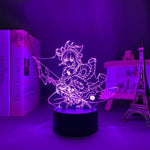 Lampe Yoimiya Genshin Impact goodies jeux vidéos lampe led 3D