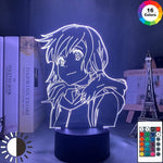 Lampe Your name Mitsuha Miyamizu Led Night Light Anime Lamp for Bedroom Decor lampe led 3D