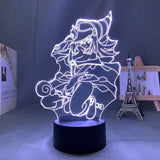 Lampe Yu Gi Oh Dark Magician Girl goodies manga lampe led 3D cadeau décor