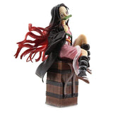 Lot de 3 figurines Demon Slayer Q.ver Kimetsu no Yaiba Nezuko Tanjirou Zenitsu Giyuu Inosuke PVC Action Figure Anime Demon Slayer