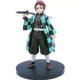 Lot de 3 figurines Demon Slayer Q.ver Kimetsu no Yaiba Nezuko Tanjirou Zenitsu Giyuu Inosuke PVC Action Figure Anime Demon Slayer