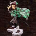 Lot de 3 figurines Demon Slayer Q.ver Kimetsu no Yaiba Nezuko Tanjirou Zenitsu Giyuu Inosuke PVC Action Figure Anime Demon Slayer