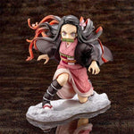 Lot de 3 figurines Demon Slayer Q.ver Kimetsu no Yaiba Nezuko Tanjirou Zenitsu Giyuu Inosuke PVC Action Figure Anime Demon Slayer