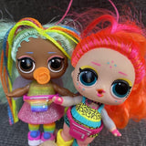 Lot poupée LOL Surprise Hairgoals E.D.M.B.B. EDMBB et Rainbow Raver