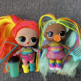 Lot poupée LOL Surprise Hairgoals E.D.M.B.B. EDMBB et Rainbow Raver