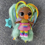 Lot poupée LOL Surprise Hairgoals E.D.M.B.B. EDMBB et Rainbow Raver