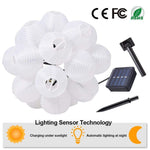 Lumière solaire extérieur LED lanterne guirlande solaire chaîne lumières lampe solaire fée lumières pour la décoration de jardin de noël