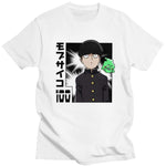 Manga Mob Psycho 100 Shigeo Kageyama t-shirt manches courtes 100% coton décontracté mode cosplay