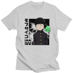 Manga Mob Psycho 100 Shigeo Kageyama t-shirt manches courtes 100% coton décontracté mode cosplay