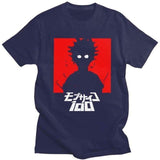 Mob Psycho 100 Shigeo Kageyama t-shirt manches courtes 100% coton décontracté mode cosplay