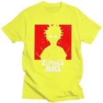 Mob Psycho 100 Shigeo Kageyama t-shirt manches courtes 100% coton décontracté mode cosplay