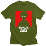 Mob Psycho 100 Shigeo Kageyama t-shirt manches courtes 100% coton décontracté mode cosplay