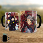 Mug Tasse de Café Jujutsu Kaisen 350ml sensible à la chaleur créative couleur changeante en céramique thé lait tasse à café amis cadeau tasses
