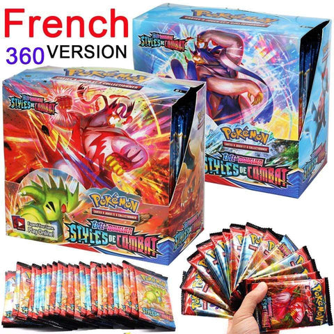 Nouvelles cartes pokémon françaises, Styles de bataille, épée et bouclier, boîte scellée (36 paquets), nouvelle collection