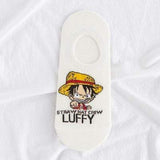 One Piece chaussette pour femme adulte décontracté dames doux Sox Luffy Chopper créatif chaussettes coton printemps filles à la mode mignon