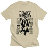 Peaky Blinders t-shirt manches courtes 100% coton décontracté mode cosplay