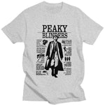 Peaky Blinders t-shirt manches courtes 100% coton décontracté mode cosplay