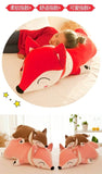 Peluche animal Renard rouge 35cm Kawaii cadeau pour enfant