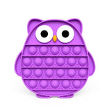 Pop it jouet anti-Stress pour adultes et enfants, bulle de poussée arc-en-ciel, jouets sensoriels