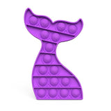 Pop it jouet anti-Stress pour adultes et enfants, bulle de poussée arc-en-ciel, jouets sensoriels