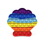 Pop it jouet anti-Stress pour adultes et enfants, bulle de poussée arc-en-ciel, jouets sensoriels