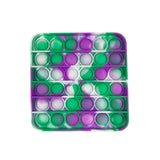 Pop it jouet anti-Stress pour adultes et enfants, bulle de poussée arc-en-ciel, jouets sensoriels