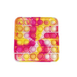 Pop it jouet anti-Stress pour adultes et enfants, bulle de poussée arc-en-ciel, jouets sensoriels