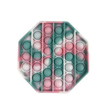 Pop it jouet anti-Stress pour adultes et enfants, bulle de poussée arc-en-ciel, jouets sensoriels